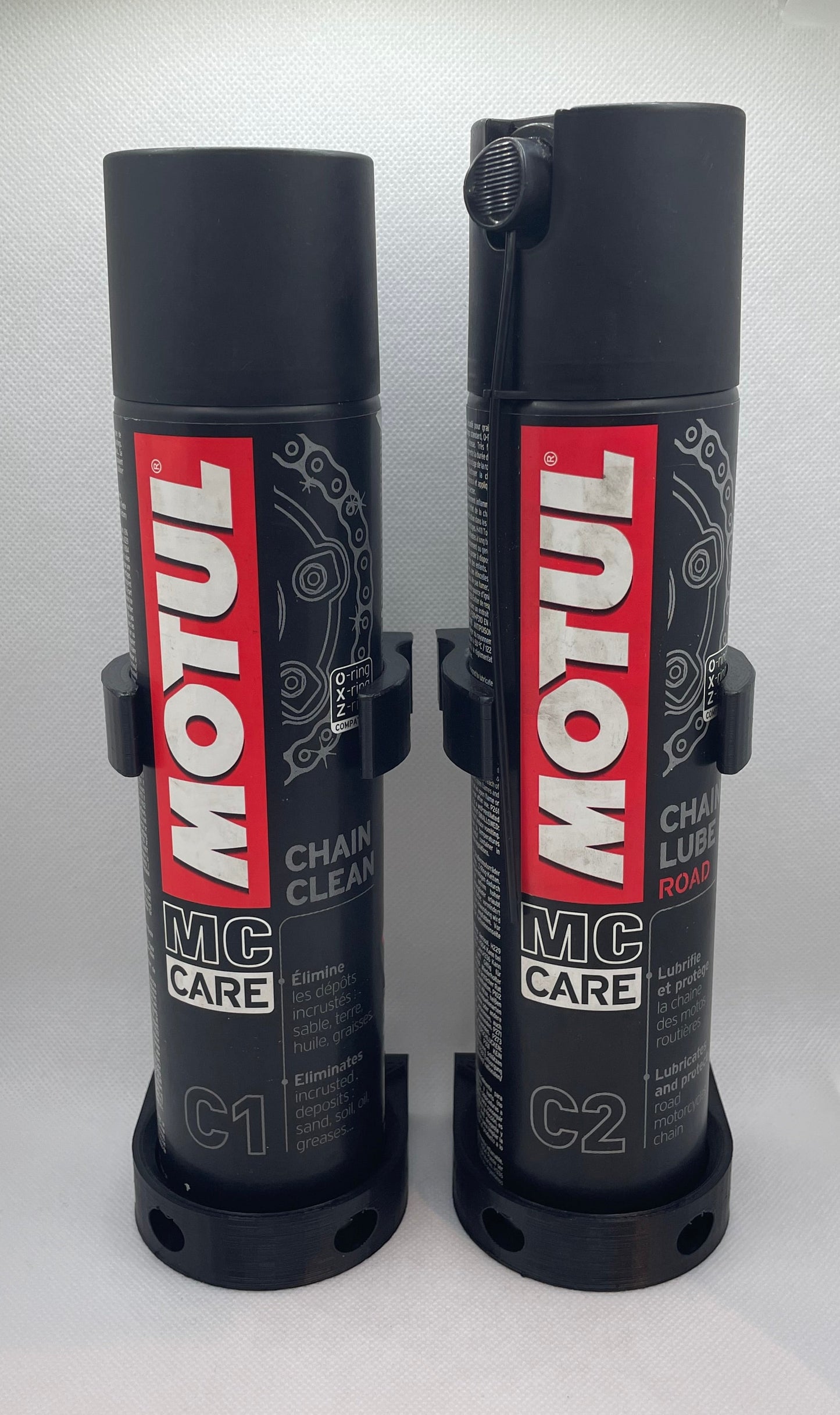 Motul Halter Set für 2 Dosen inkl. Chain Clean und Chain Lube